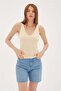Regular Fit Round Neck Thick Strap Knitted Athlete ATHLETE 24Y0535K1 - 3