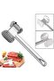 Meat Hammer Tenderizer – Heavy-Duty Double-Sided Mallet Tool for Tenderizing Beef, Chicken, Pork, - 3