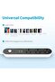 وصلة طاقة ثلاثية الاتجاهات مع منفذ USB-C PD بقوة 20 واط، منفذي USB، سلك بطول 3 أمتار، 2500 واط، 13 أمبير، مصراع أمان، تشغيل/إيقاف - 4