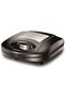Black & Decker 3 In 1 Interchangeable 780W TS2130-B5, Grill & Waffle & Sandwich Maker Silver/Black - 2