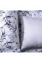 Bliss 6 Piece Super King Comforter Set 260X260 Cm Grey/Blue | Cotton /Viscos-180 Thread Count - 6