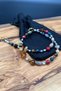 Balance of Colors Natural Stone Amber Steel Necklace - 2