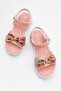 Children's Beaded Sandals 22-25 Powder - 5