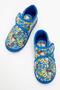 Children's Velcro Home Shoes Sax Blue - 5