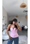 Premium Candy Pink Strapless Blouse - 3