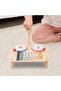 Kids Interactive Wooden Musical Play Set – Drum, Xylophone & Cymbal Combo - 6