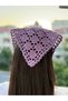 Handmade Knitted Bandana – Breathable Hair Accessory |   Bohemian, Vintage & Stylish Style - 3
