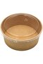 Kraft Paper Salad Bowls with Lids – 5 PCS Eco-Friendly Disposable Salad Containers – Leak-Proof, - 6