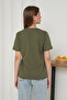 Short Sleeve V-Neck Women's T-Shirt - 7