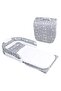 Lily Portable Baby Bed with Removable Toys & Night Lights - Grey