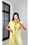 Pantalon Blouse Modal Tracksuit Suit-L - Brown - 3
