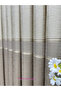Paris Cream Gold Detailed Panel Background Curtain 1X3 Frequently Pleated, Suitable for the Entire Room, Does Not Wrinkle - 4