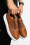 Men's Casual Lightweight Poly Stitched Sole Walking Guaranteed Sneakers - 3