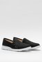 Women's Laser Patterned Casual Women's Sports Shoes Black - 3