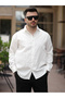 New Season Eşref Single Light Oversize Long Sleeve Lycra Ironing Not Asking Trend Striped Shirt - 4
