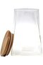750 ml Rectangular Glass Jar with Wooden Lid - 4