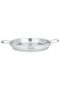 Saif Gallery Steel Omelette Pan, 24 x 3.5 cm, Handle - Silver