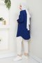 Women's Collar Detail Ruffled Yoke Shirt - 6