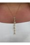 Stone Y Model Gold Steel Necklace - 6