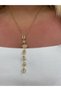 Stone Y Model Gold Steel Necklace - 2