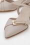 Women's Buckle Heeled Sandals Ten Skin - 2