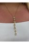 Stone Y Model Gold Steel Necklace - 3