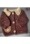 Hand Knitted Velvet Children's Cardigan>Baby Clothing>Mother&Baby>Hand Knitted>Baby Room - 2