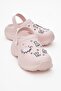 Women's Sabo Slippers Pudra