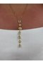 Stone Y Model Gold Steel Necklace - 5