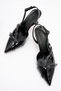 Women's High Heel Shoes Black Patent Leather - 5