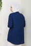 Women's Robe with Button Detail on the Back, No Show Lilium Shirt - 8