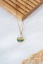 Elegant Chain for Women with Nature Theme, Enamel, Pearl and Leaf Detail, Non-Tarnish, Steel Art Necklace - 3