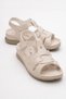 Women's Velcro Sandals Beige