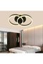 Black Dimmable LED Ceiling Light, 90W, 3000 lm, Remote Control - 5