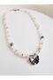 Quartz Natural Stone Design Butterfly Necklace 45 cm - 3
