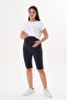 Maternity Stretchy Cotton Adjustable Waist Shorts Leggings