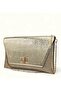 Gold Fish Scale Patterned Women's Portfolio & Clutch Bag with Cover and Lock Detail (30 X 20 cm) - 2