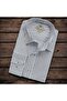 Linen Linen Classic Long Sleeve Non-Sweating Gray Men's Shirt (Regular Fit)