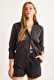 Women's Black Regular Fit Fisto Shirt Gml-19001332 - 4