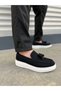 Jy154 Blaze Laceless Tasseled Suede Men's Casual Sports Classic Shoes Sbt - Black