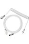 Mix 1.8m Coiled Type-C to USB A TPU Mechanical Keyboard Space Cable with Detachable Aviator - 2