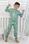 Computer Game Patterned Boys' Pajama Set - 6
