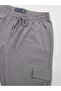 Solid Cargo Pants with Drawstring - 5