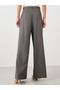 Mid Rise Straight Fit Pants with Pleated Details - 4