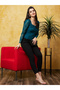 Sweetheart Neck Puff Sleeves Lace Top - 5