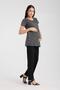 Işşil O7158-Side Button Breastfeeding Detail Maternity T-Shirt - 4