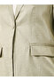 Solid Regular Fit Single Breasted Blazer - 4
