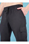 Solid Cargo Pants with Drawstring - 4