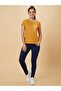 Slogan Print Round Neck Cotton T-Shirt - 6