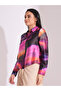 Galaxy Print Spread Collar Buttoned Shirt - 2